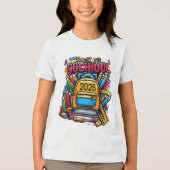 Zurück zur Schule 2025 - Funny & Motivierend Stude Tri-Blend Shirt (Vorderseite)