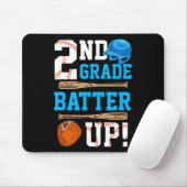 Zurück zur Schule 2. Klasse Batter hoch Baseball E Mousepad (Mit Mouse)