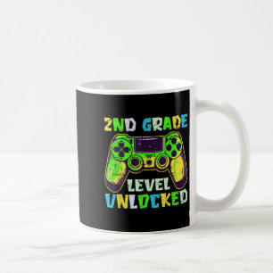 Zurück zur Schule 2. Klasse Boys Gamer Erster Tag Kaffeetasse
