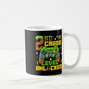 Zurück zur Schule 2. Klasse Gamer Erster Tag Zweit Kaffeetasse