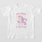 Zurück zur Schule 2. Klasse ist Zaubernpastel T-Shirt (Ablage )