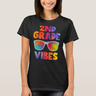 Zurück zur Schule 2. Klasse Vibes Kinder Lehrerin T-Shirt