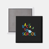 Zurück zur Schule 2 Magnet (Vorderseite/Rückseite)