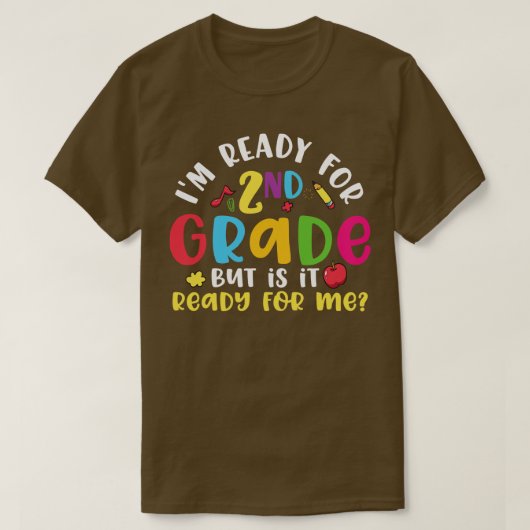 Zurück zur Schule (34) T-Shirt (Design vorne)