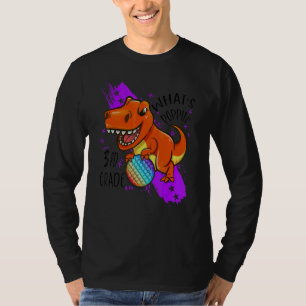 Zurück zur Schule 3. Klasse Dinosaurier Rex Pop It T-Shirt