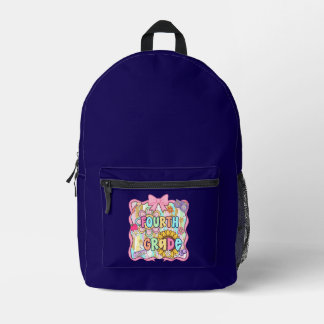 Zurück zur Schule 3. Klasse Dritte Klasse Vornehm Bedruckter Rucksack