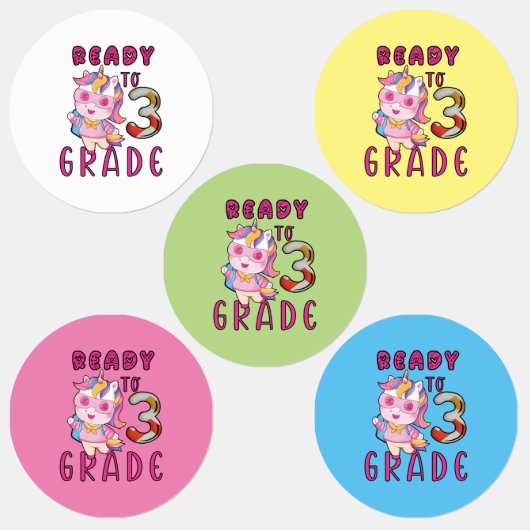 Zurück zur Schule, 3. Klasse Etiketten (Gruppe)