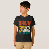 Zurück zur Schule 3. Klasse Gamer Bruh 3. Klasse L T-Shirt (Vorne ganz)