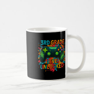 Zurück zur Schule 3. Klasse Jungen Gamer Erster Sc Kaffeetasse