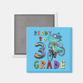 Zurück zur Schule, 3. Klasse Magnet (Vorderseite/Rückseite)