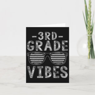 Zurück zur Schule 3. Klasse Vibes Dritte Klasse Le Karte