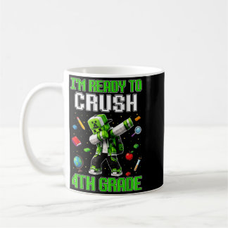 Zurück zur Schule 4. Klasse Jungen Gamer Erster Ta Kaffeetasse
