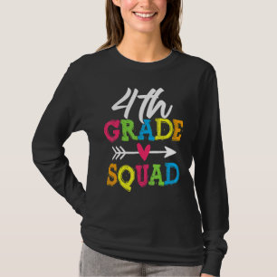 Zurück zur Schule 4. Klasse Vibes Tie Dye Leopard T-Shirt