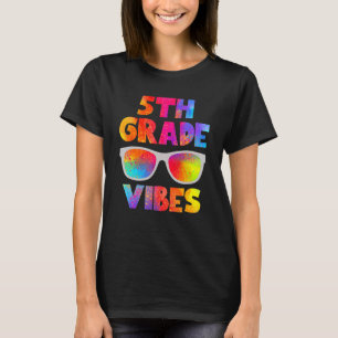Zurück zur Schule 5. Klasse Vibes Erster Tag Lehre T-Shirt