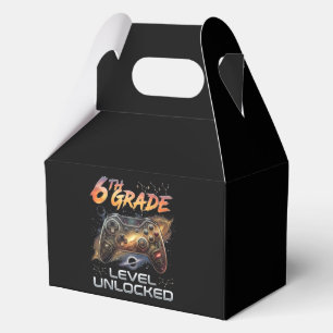 Zurück zur Schule 6. Klasse Jungen Erster Schultag Geschenkschachtel