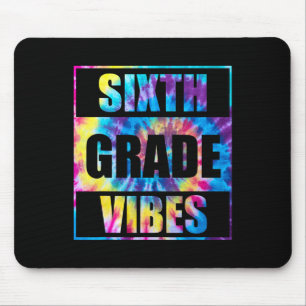 Zurück zur Schule 6. Klasse Vibes Erster Schultag Mousepad
