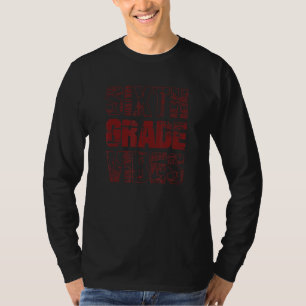 Zurück zur Schule 6. Klasse Vibes Erster Schultag T-Shirt