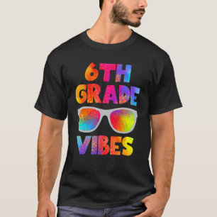 Zurück zur Schule 6. Klasse Vibes Kinder Lehrer Sc T-Shirt