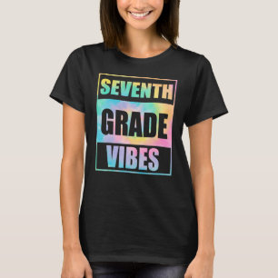 Zurück zur Schule 7. Klasse Vibes Erster Tag Lehre T-Shirt