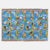 Zurück zur Schule ABC Wiederholung des Designs Decke (Vorderseite)