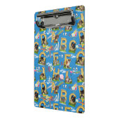 Zurück zur Schule ABC Wiederholung des Designs Mini Klemmbrett (Gewinkelt2)