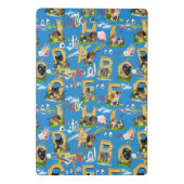 Zurück zur Schule ABC Wiederholung des Designs Mini Klemmbrett (Rückseite)