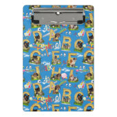 Zurück zur Schule ABC Wiederholung des Designs Mini Klemmbrett (Vorderseite)