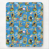 Zurück zur Schule ABC Wiederholung des Designs Mousepad (Vorne)