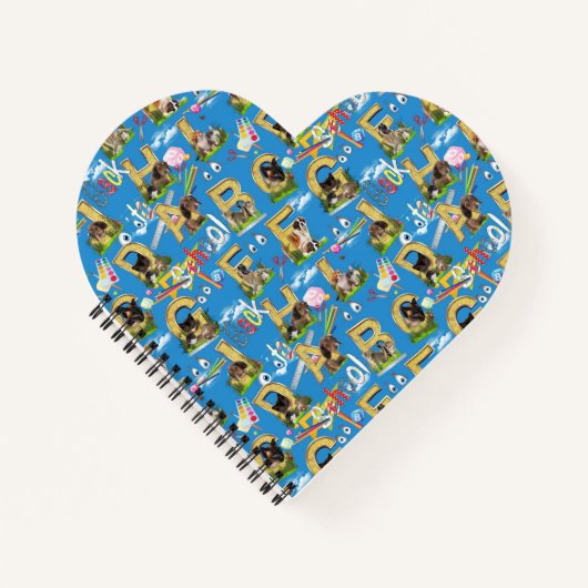 Zurück zur Schule ABC Wiederholung des Designs Notizblock (Vorderseite)