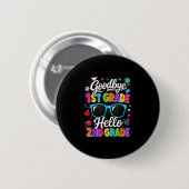 Zurück zur Schule Abschied 1. Hallo 2. Klasse Schu Button (Vorne & Hinten)