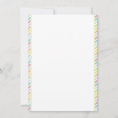 Zurück zur Schule Abschied Sommer Hallo Schule Einladung (Rückseite)