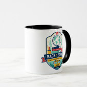 Zurück zur Schule-Abzeichen-Design Tasse (VorderseiteRechts)