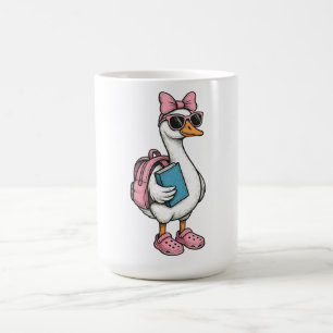 Zurück zur Schule Alberne Gänseheien Kinder Kaffeetasse