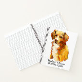 Zurück zur Schule Alopekis Notebook Notizblock (Innenseite)
