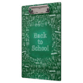 "Zurück zur Schule" an Bord Klemmbrett (Links)