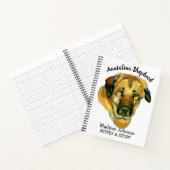 Zurück zur Schule Anatolian Shepherd Notebook Notizblock (Innenseite)