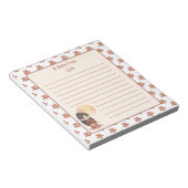 Zurück zur Schule Anime Kawaii Notepad Notizblock (angewinkelt)