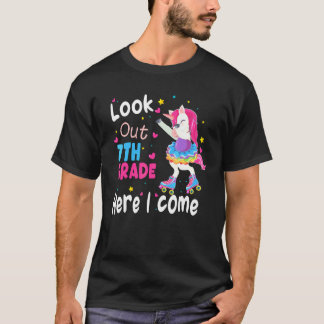 Zurück zur Schule, aufgepasst, 7. Klasse, ich komm T-Shirt