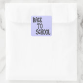 Zurück zur Schule - Aufkleber (Tasche)