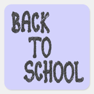 Zurück zur Schule - Aufkleber