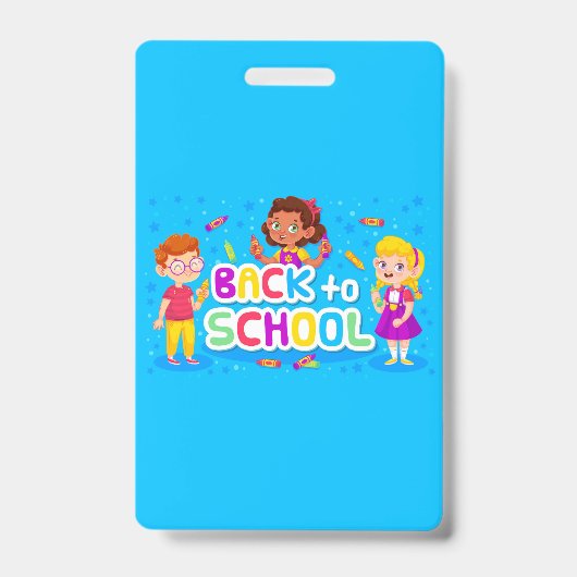 Zurück zur Schule Ausweis (Vorderseite)