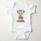 Zurück zur Schule Baby Strampler (Vorderseite)