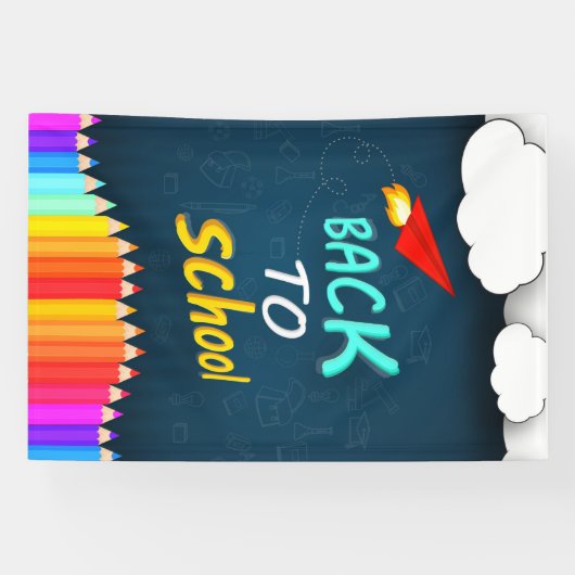 Zurück zur Schule Banner (Horizontal)