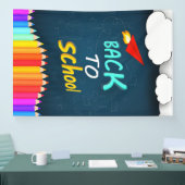 Zurück zur Schule Banner (Messe)
