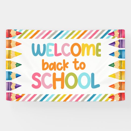 Zurück zur Schule Banner (Horizontal)