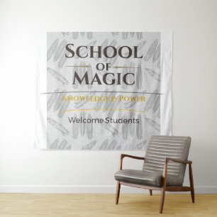 Zurück zur Schule Banner Klassenzimmer Dekoration  Wandteppich