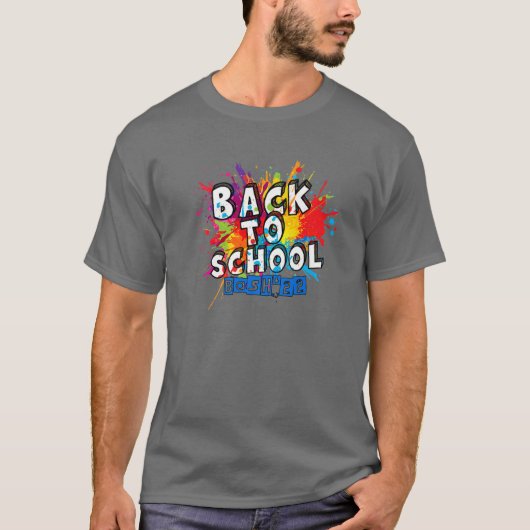 Zurück zur Schule Bash 2022 Gefärbte Krawatte Happ T-Shirt (Vorderseite)