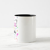 Zurück zur Schule | Bestes Geschenk für den 1. Sch Zweifarbige Tasse (Mittel)