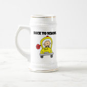 Zurück zur Schule Bierglas (Links)