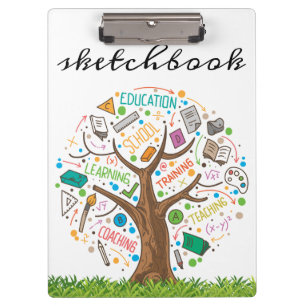 Zurück zur Schule   Bildung Tree Zwischenablage Klemmbrett